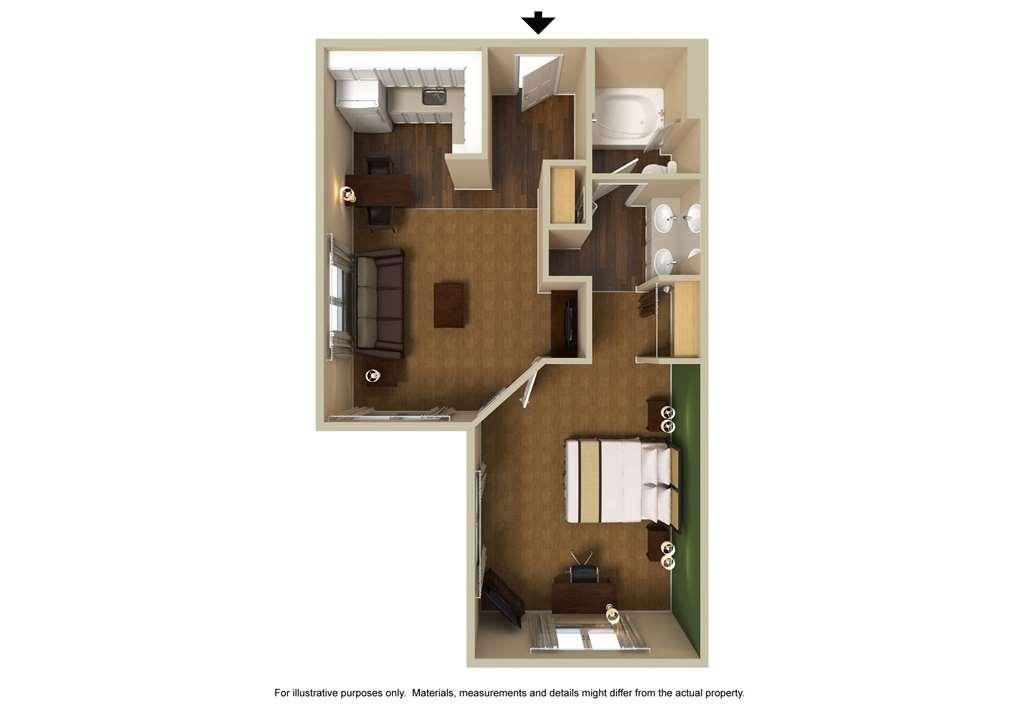 Extended Stay America Suites - Dallas - Las Colinas - Green Park Dr Irving Phòng bức ảnh
